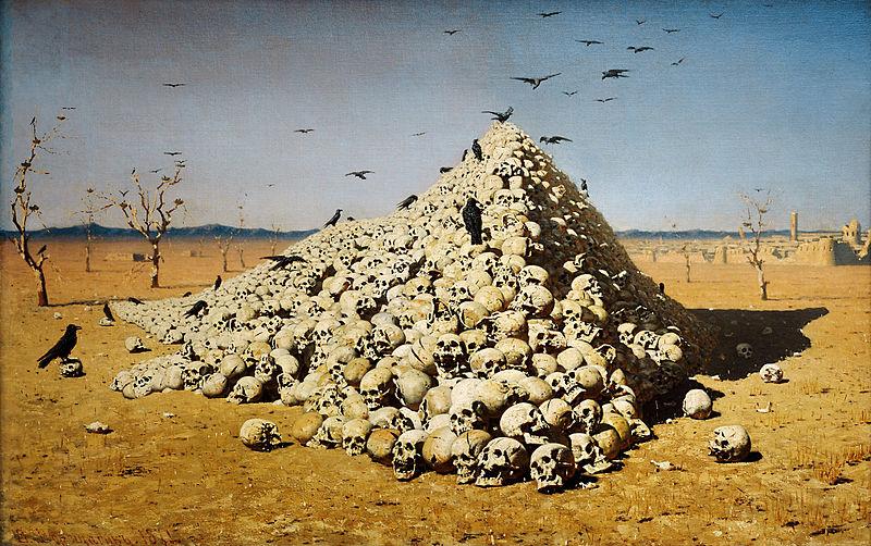Vasily Vereshchagin The Apotheosis of War oil painting picture
